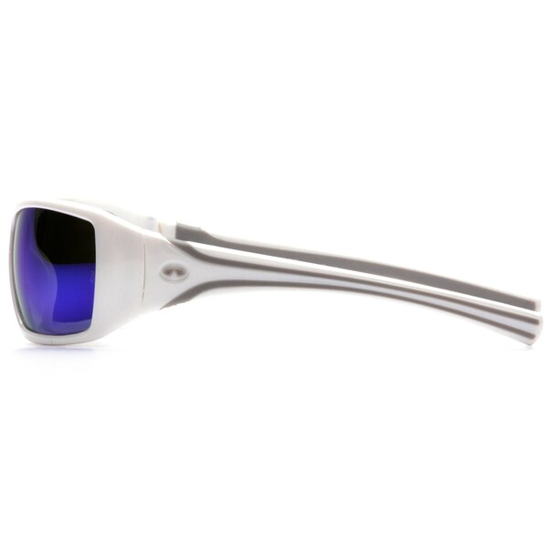 Pyramex Goliath, Safety Glasses Anti-Scratch, Ice Blue Mirror Lens, Full-Frame - SW5665D