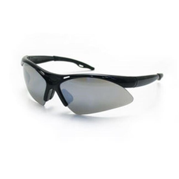 Sas Safety SAS Safety 540-0203 DIAMONDBACK Eyewear - Smoke Mirror Lens; Black Frame with Polybag - SAS-540-0203