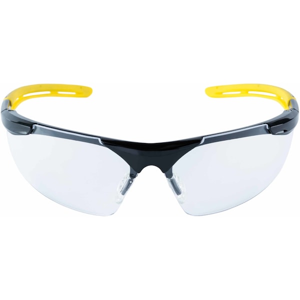 3M 3M Anti-Fog Classic/Sleek Safety Glasses Clear Lens Black/Yellow Frame 1 pc - 90209-HV6-NA