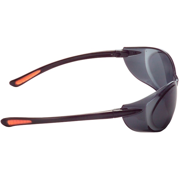Global Industrial Frameless Safety Glasses, Side Shields, Anti-Fog, Smoke Lens - 708404SM