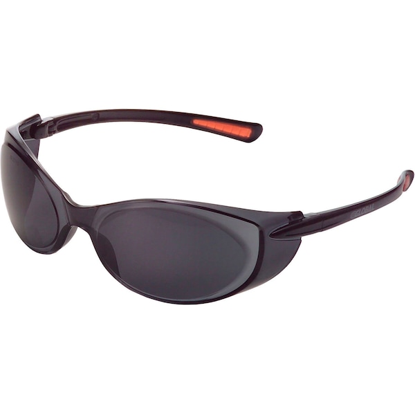 Global Industrial Frameless Safety Glasses, Side Shields, Anti-Fog, Smoke Lens - 708404SM