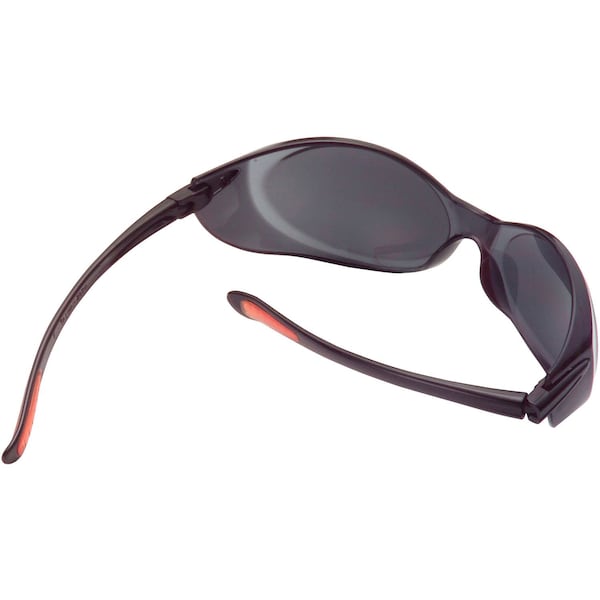 Global Industrial Frameless Safety Glasses, Side Shields, Anti-Fog, Smoke Lens - 708404SM