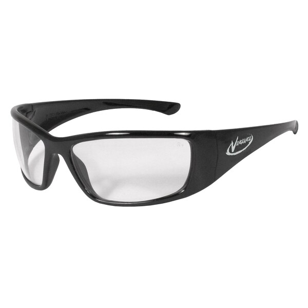 Radians Safety Glasses, Clear Polycarbonate Lens, Uncoated,  - VG1-10