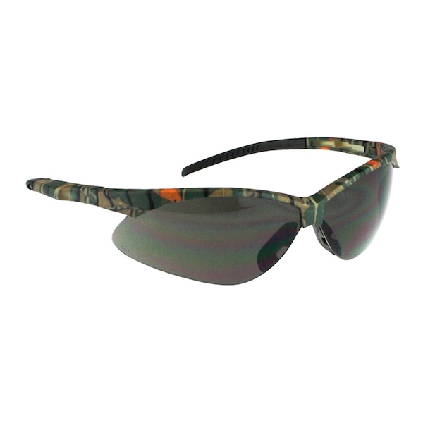 Radians Safety Glasses, Wraparound Smoke  Lens, Anti-Fog, Scratch-Resistant,  - AP4-21
