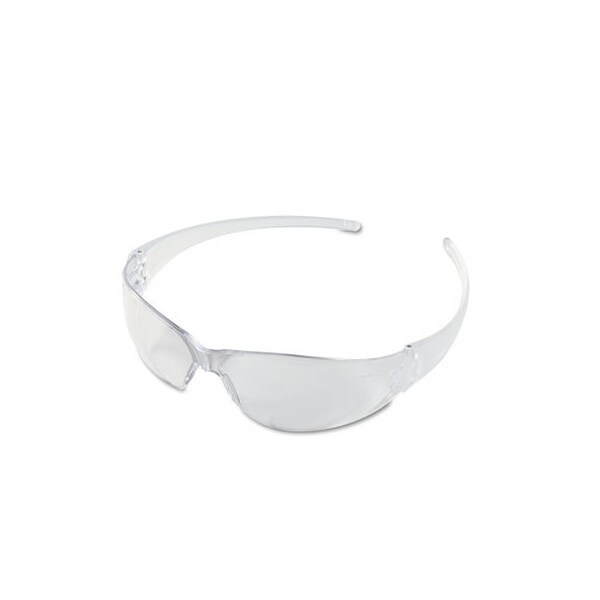 Ors Nasco MCR Safety, Checkmate Wraparound Safety Glasses, Clr Polycarbonate Frame, Coated Clear Lens - CK110BX