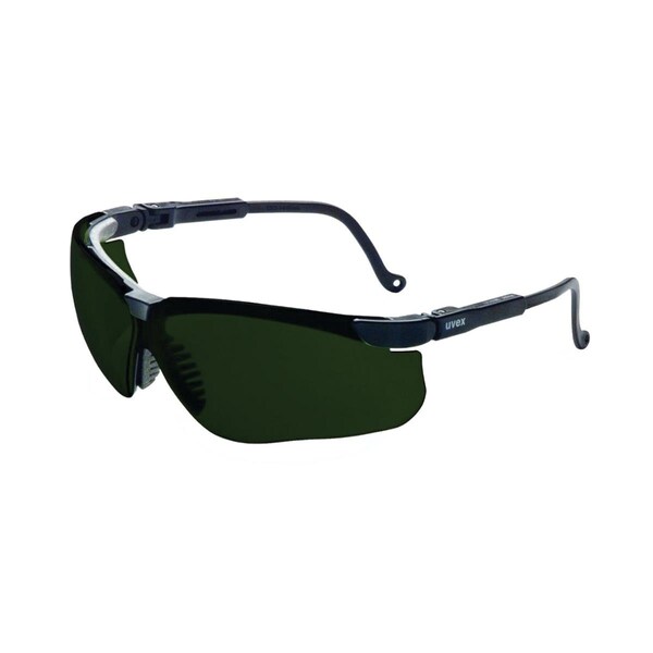 Genesis Black Frame Shade 5.0 HydroShield Anti-Fog Lens Safety Glasses - 763-S3208HS