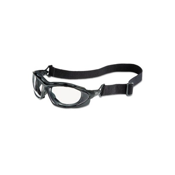 Ors Nasco UvexHoney, Seismic Sealed Eyewear, Clear Uvextra Af Lens, Black Frame - S0600X