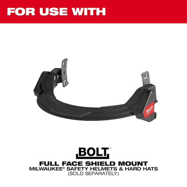 Milwaukee Tool BOLTâ„¢ 10PK Mesh Shield Replacement (Helmet & Hard Hat Mount), Gray Visor, 9 in Height - 48-73-1433