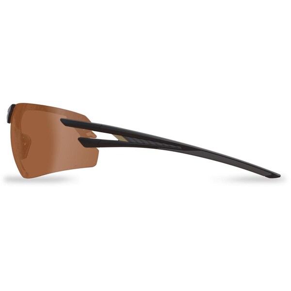 Edge Eyewear Edge Salita Anti-Fog Vapor Shield Safety Glasses Copper Lens Black Frame 1 pk - SL115VS-SL