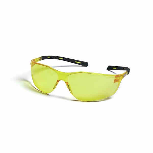 Lincoln Electric Safety Glasses, Amber, Anti Scratch - K4674-1