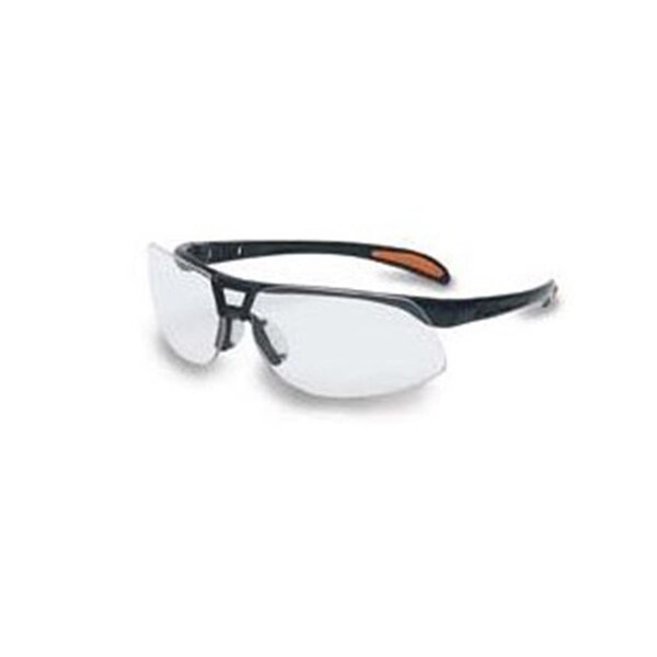 Slim Fit Protege Black Frame Clear Ultra Dura Lens - SL638485