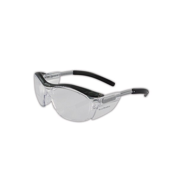 3M Safety Glasses Uncoated, Clear Lens, 1 PR - 10078371620629