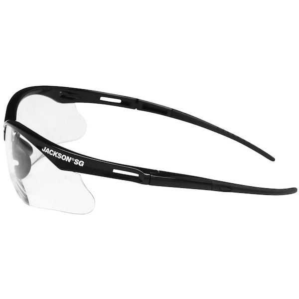 Jackson Safety Safety Glasses Anti-Scratch, Clear Lens, Half-Frame - 50042