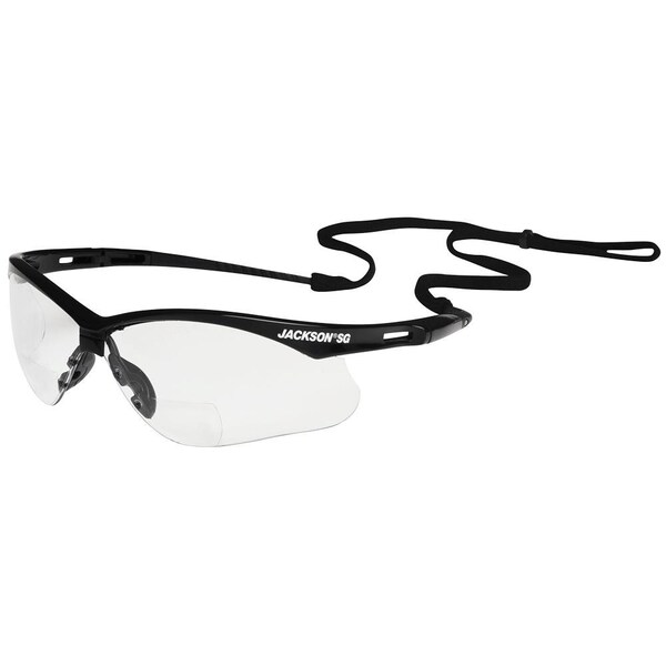 Jackson Safety Safety Glasses Anti-Scratch, Clear Lens, Half-Frame - 50042
