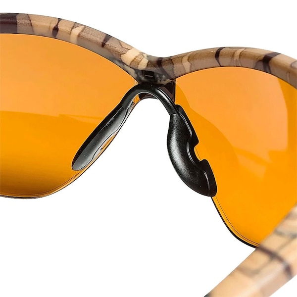 Jackson Safety Safety Glasses Anti-Scratch, Bronze Lens, Half-Frame - 50014