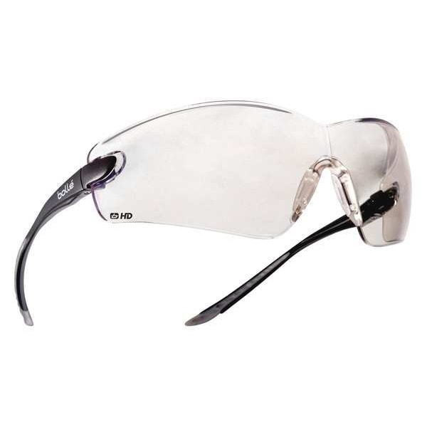 Bolle Safety Cobra, Safety Glasses Anti-Reflective, Hydrophobic, Anti-Scratch, Clear Lens, Frameless, Wraparound - 40040