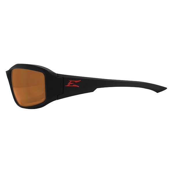 Edge Eyewear Brazeau Torque, Safety Glasses Anti-Scratch, Polarized, Copper Lens, Full-Frame, Traditional - TXB235