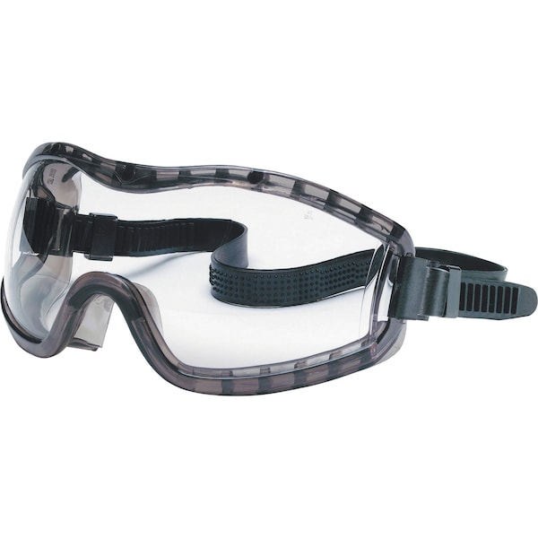 Mcr Safety Safety Goggles, Clear Lens, UV-AF Anti-Fog Coating, Indirect Vent, Adjustable Rubber Strap - 2310AF