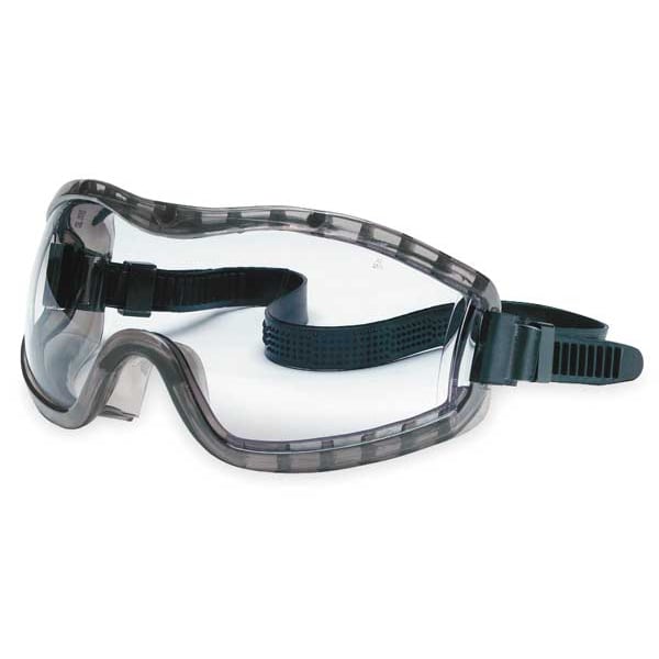 Mcr Safety Safety Goggles, Clear Lens, UV-AF Anti-Fog Coating, Indirect Vent, Adjustable Rubber Strap - 2310AF