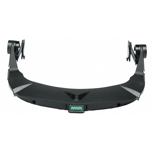 Msa Safety V-Gard Faceshield Frame, Dielectric Protection, Frame, For MSA Slotted Caps, Black - 10121266