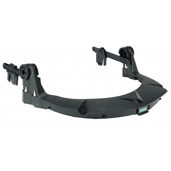 Msa Safety V-Gard Faceshield Frame, Dielectric Protection, Frame, For MSA Slotted Caps, Black - 10121266
