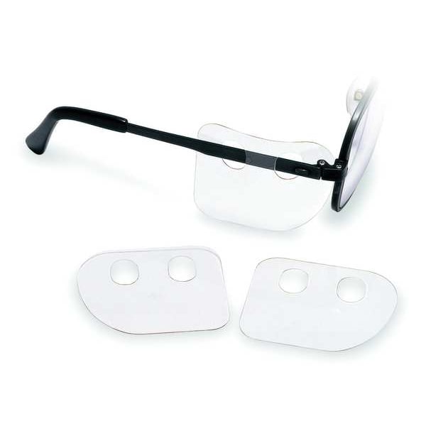 Condor Slip-On Sideshield, Removable Shields For Eyewear, Clear, Universal Fit, Pack of 10 - 5AL29