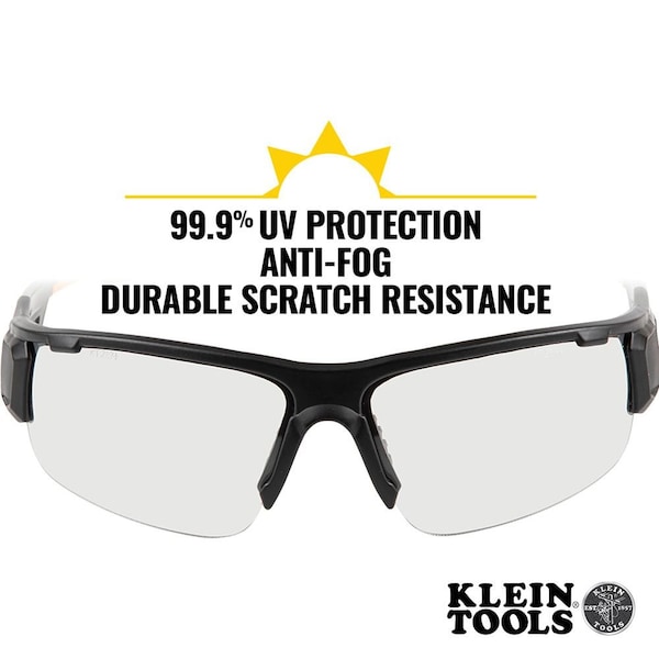 Klein Tools Professional Safety Glasses, Indoor/Outdoor Lens - 60536