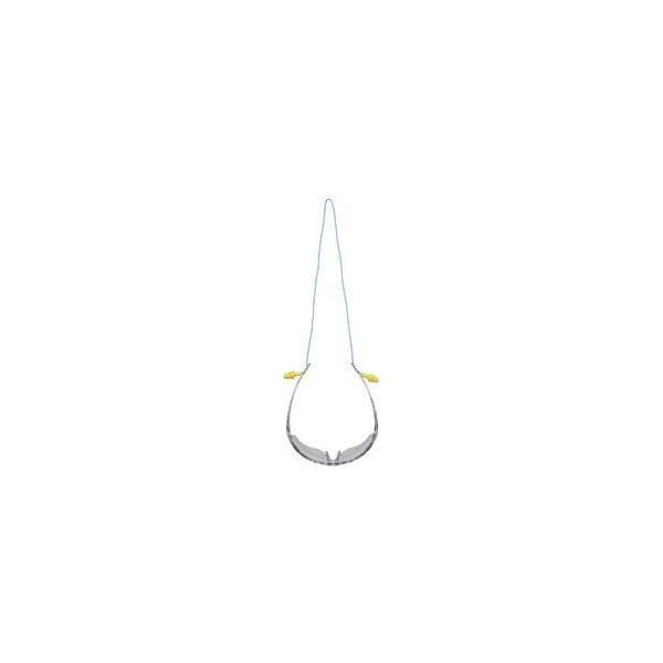 Mcr Safety Checklite CL4, Safety Glasses Anti-Scratch, Gray Lens, Half-Frame - CL4H25G