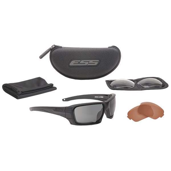 Ess Rollbar, Safety Glasses Anti-Scratch, Clear Lens, Full-Frame, Wraparound - EE9018-05