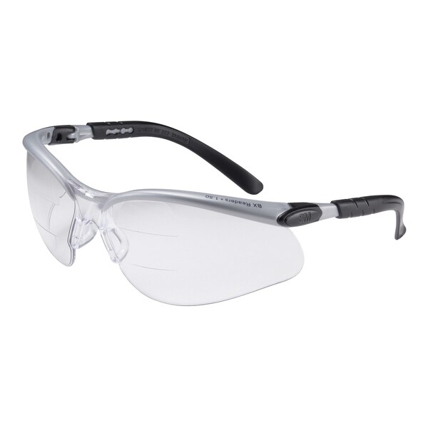 3M Safety Readers, Anti-Fog &  Anti-Scratch, Clear Lens, Half-frame, Half-frame - 7000127661