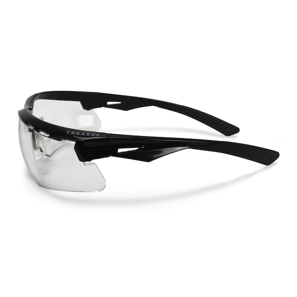 Radians Glasses Thraxus Safety Glass-Blk/Clr IQ AF - TXC1-13ID