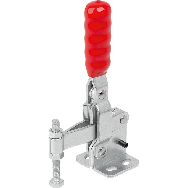 Kipp Toggle Clamp Vertical Std, Horizontal Foot F1=1500, Fixed Clamping Spindle, Steel Galvanized And - K1438.01500