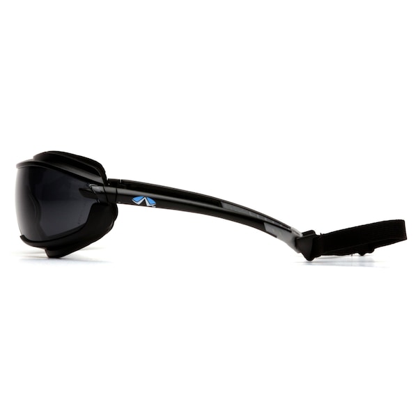 Pyramex XS3 PLUS, Safety Glasses Anti-Fog &  Anti-Scratch, Gray Lens, Full-Frame, Wraparound - SB4620STP
