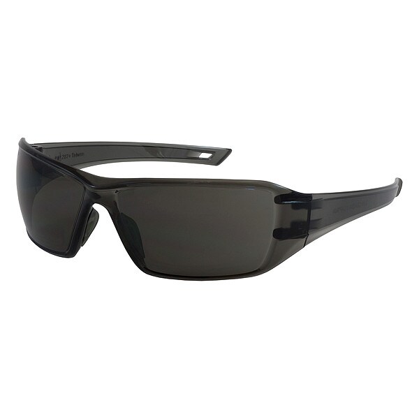 Pip Captain, Safety Glasses Anti-Fog &  Anti-Scratch, Gray Lens, Frameless, Rimless, 1 PR - 250-46-0521