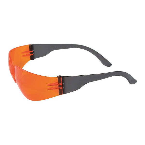 Bouton Optical ZENON Z12, Safety Glasses Anti-Scratch, Orange Lens, Frameless - 250-01-0004