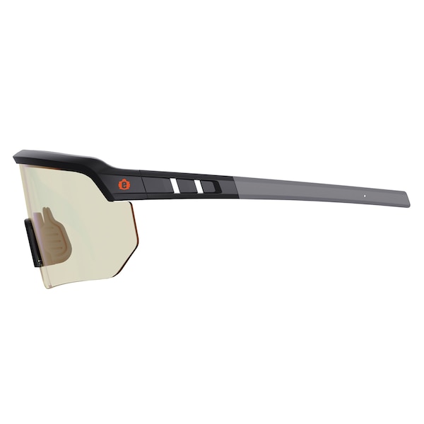 Ergodyne Safety Sunglasses, Indoor/Outdoor Matte Black Frame - AEGIR-IO