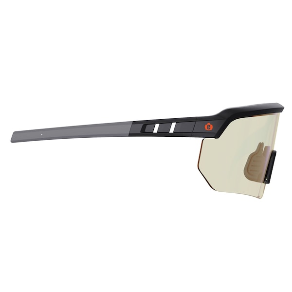 Ergodyne Safety Sunglasses, Indoor/Outdoor Matte Black Frame - AEGIR-IO