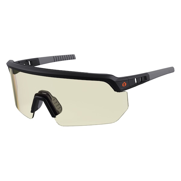 Ergodyne Safety Sunglasses, Indoor/Outdoor Matte Black Frame - AEGIR-IO