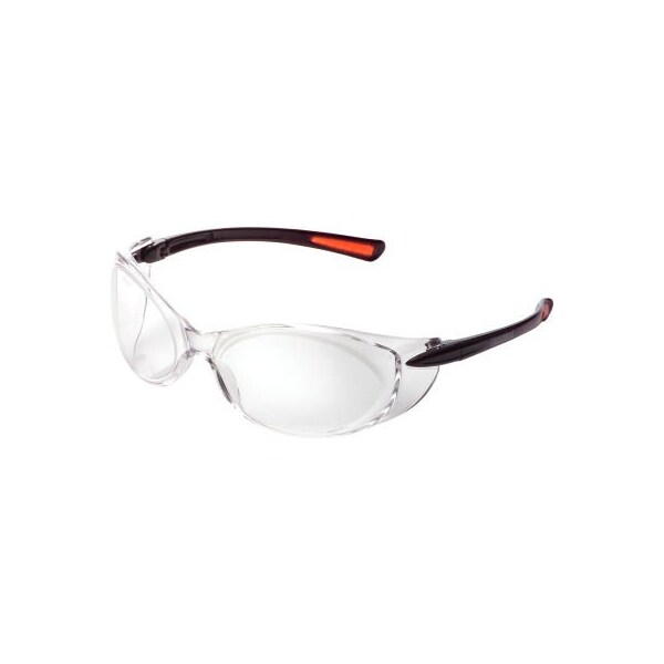 Simon, Evers & Co. Gmbh-Kaohsiung Global Industrial Frameless Safety Glasses Side Shields Anti-Fog Clear Lens Black Frame - VS-814CLAF