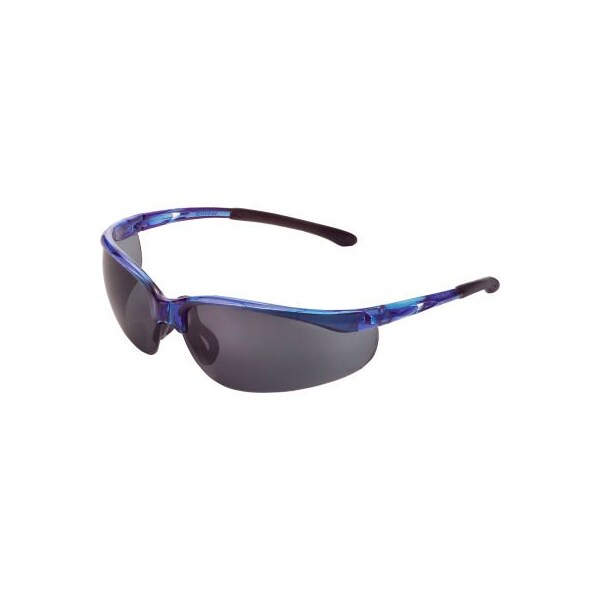 Simon, Evers & Co. Gmbh-Kaohsiung Global Industrial Half Frame Safety Glasses Anti-Fog Smoke Lens Blue Frame - VS-1061SMAF