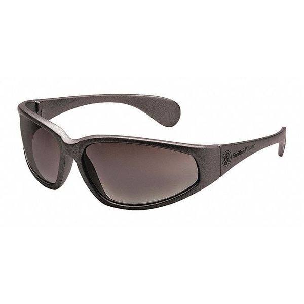 Smith & Wesson 38 Special, Safety Glasses Uncoated, Gray Lens, Full-Frame, Wraparound - 19859