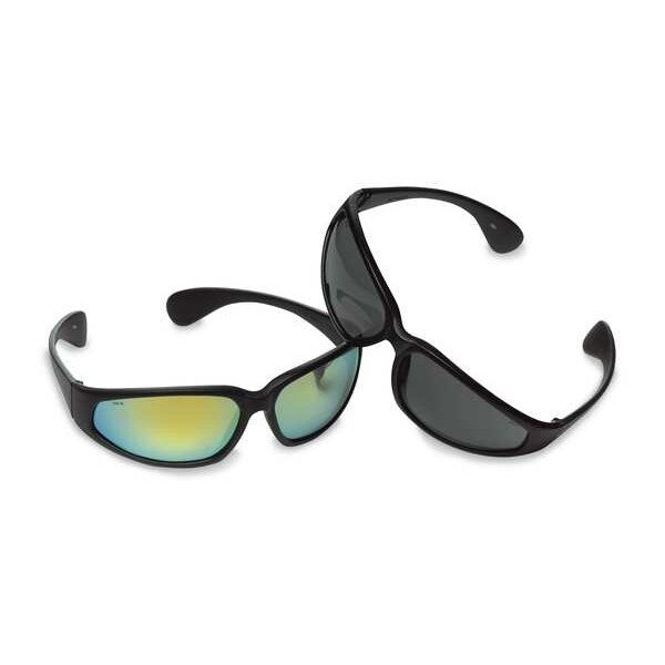 Smith & Wesson 38 Special, Safety Glasses Uncoated, Gray Lens, Full-Frame, Wraparound - 19859