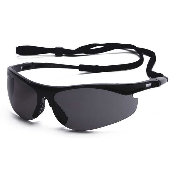 Condor Thecla, Safety Glasses Anti-Fog, Anti-Static & Anti-Scratch, Gray Lens, Half-Frame, Wraparound - 30ZC61