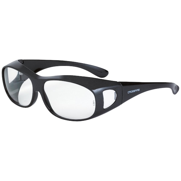 Crossfire Glasses, Safety, Shn Prl Gry/Clr, OG3 OTG, L - 3114