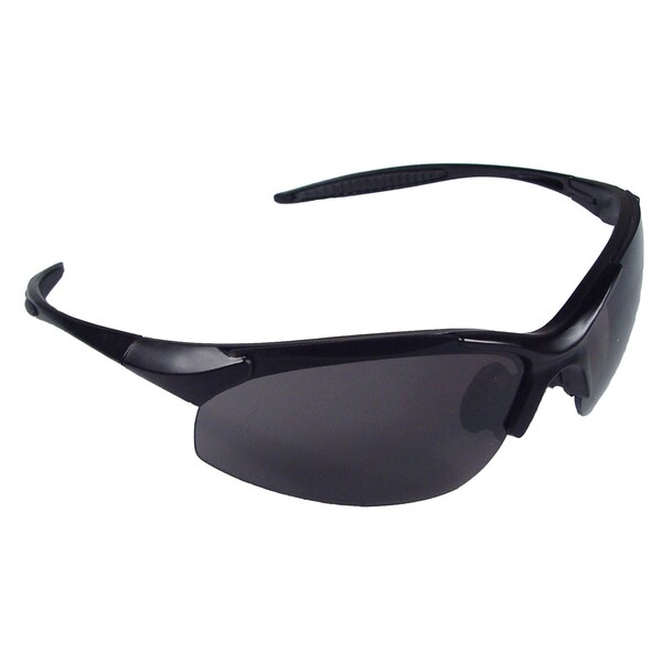 Radians Safety Glasses, Smoke Polycarbonate Lens, Uncoated,  - IN1-20