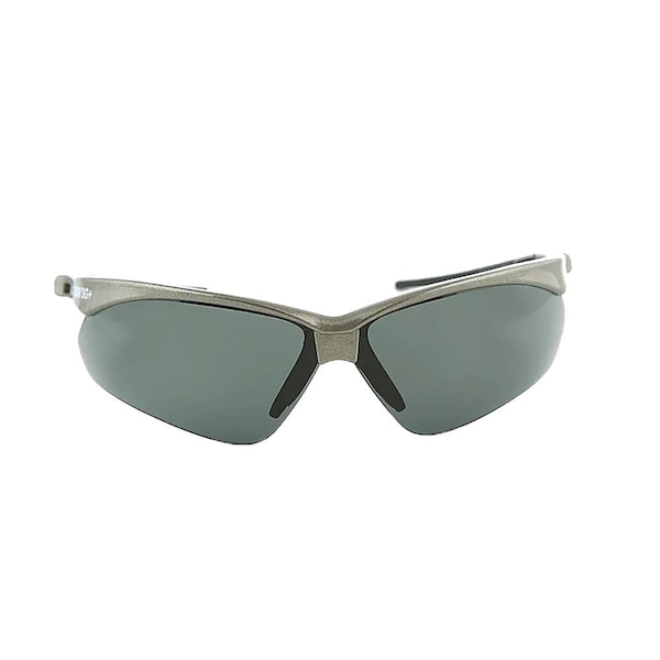 Jackson Safety Safety Glasses Anti-Scratch, Smoke Lens, Frameless - 50028