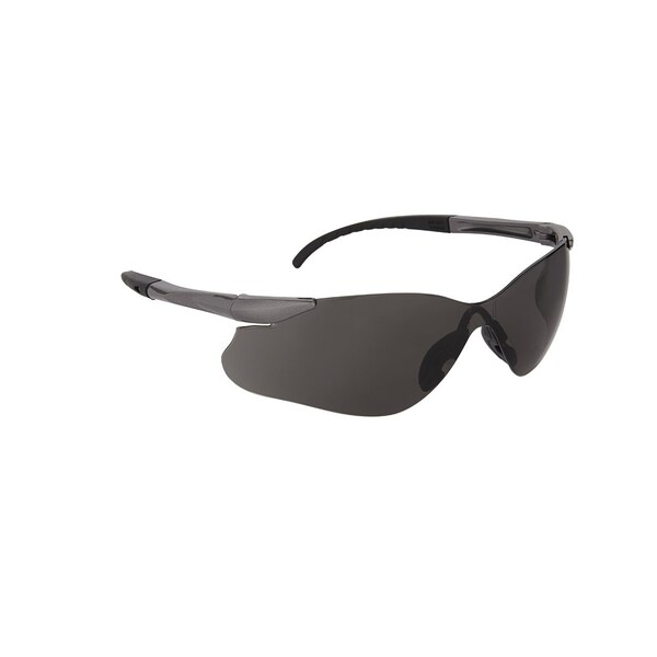 Jackson Safety Safety Glasses Anti-Scratch, Smoke Lens, Frameless - 50028