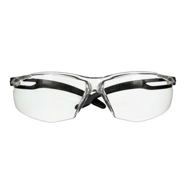 3M SecureFit(TM), Safety Glasses Anti-Fog &  Anti-Scratch, Clear Lens, Frameless, Frameless - SF501SGAF-BLK