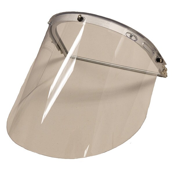 Bullard Bracket and Visor Bundle, No Visor, 8 in Height, Pinlock, Ratchet Suspension - A110G880P