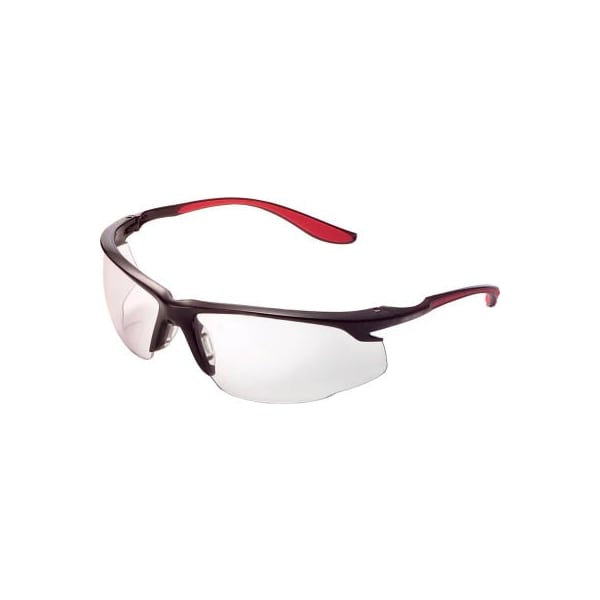 Simon, Evers & Co. Gmbh-Kaohsiung Global Industrial Sport Half Frame Safety Glasses Anti-Fog Clear Lens Red Frame - 708392CLAF